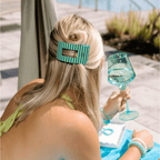 Cabana Cutie Small Flat Rectangle Hair Clip
