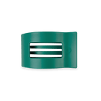 Fir Real Small  Flat Rectangle Hair Clip