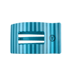 Splash Zone Large Flat Rectangle Hair Clip