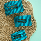 Splash Zone Large Flat Rectangle Hair Clip