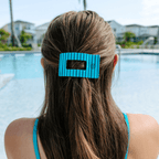 Splash Zone Medium Flat Rectangle Hair Clip
