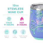 Under the Sea Stemless Wine Cup (12oz)