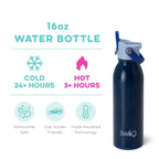 Blue Tide Flip + Sip Bottle (16oz)