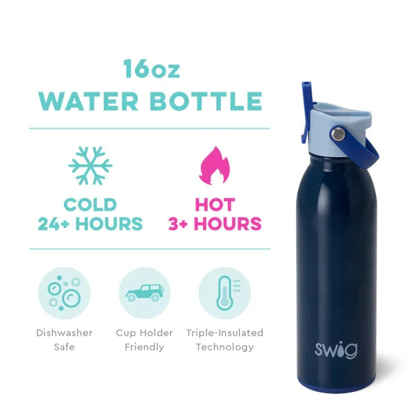 Blue Tide Flip + Sip Bottle (16oz)