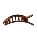 Tortoise Large Flat Rectangle Hair Clip