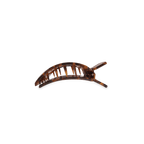 Tortoise Small Flat Square Hair Clip